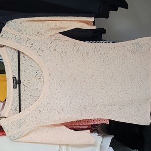 Express all over lace top